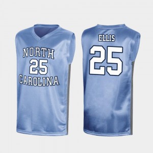 March Madness Special College Basketball Royal Caleb Ellis UNC Jersey Men's #25 698563-719