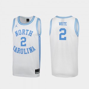 #2 White Coby White UNC Jersey Special College Basketball Men's March Madness 152581-241