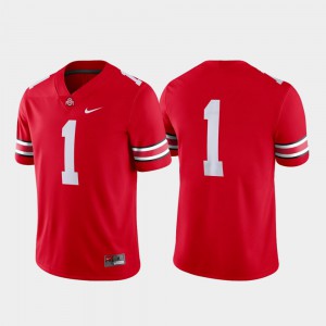 College Football Game #1 OSU Jersey For Men Scarlet 211650-663
