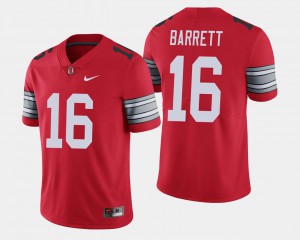 2018 Spring Game Limited #16 Scarlet J.T. Barrett OSU Jersey For Men 214643-191