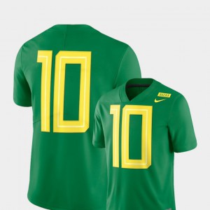#10 Football Limited Men 2018 Mighty Oregon Apple Green Oregon Jersey 503856-400