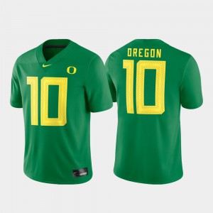 Oregon Jersey #10 Game Green Men Football 186196-271