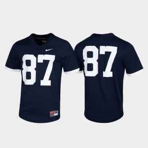 Men's Game Untouchable Penn State Jersey Navy #87 190218-535