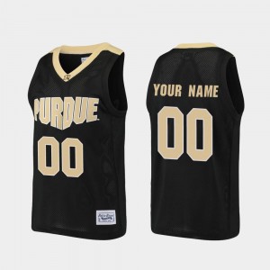 For Men Purdue Custom Jersey Alumni #00 Basketball Black 575203-330