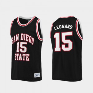 Kawhi Leonard San Diego State Jersey Men Black #15 College Basketball Alumni Limited 476247-883