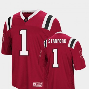 For Men Stanford Jersey Cardinal Colosseum #1 Foos-Ball Football 757877-857