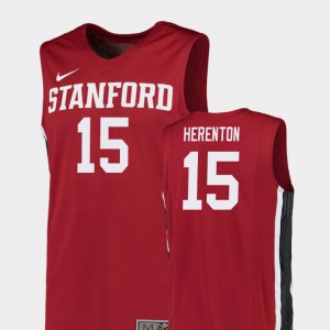 Rodney Herenton Stanford Jersey #15 Red College Basketball Replica For Men 181265-385