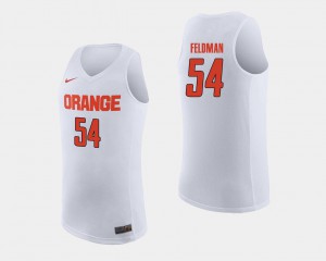 Ky Feldman Syracuse Jersey College Basketball #54 For Men White 131219-313