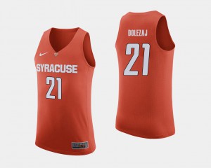 #21 For Men's Orange Marek Dolezaj Syracuse Jersey College Basketball 867058-632