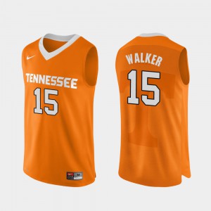 #15 Derrick Walker UT Jersey Orange College Basketball Men's Authentic Performace 152417-794