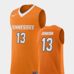 College Basketball Jalen Johnson UT Jersey Orange Replica For Men's #13 232059-349