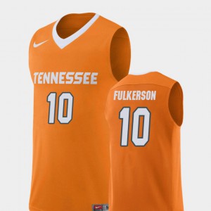For Men #10 Orange College Basketball Replica John Fulkerson UT Jersey 515515-246