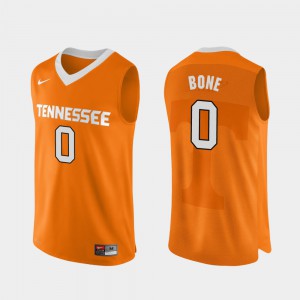 Authentic Performace Jordan Bone UT Jersey Orange For Men's #0 College Basketball 685543-371
