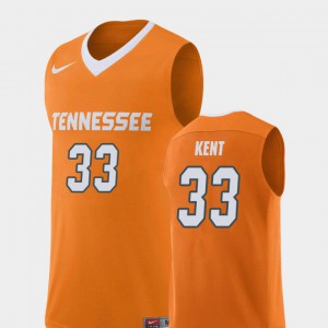 College Basketball #33 Zach Kent UT Jersey For Men's Orange Replica 798921-866