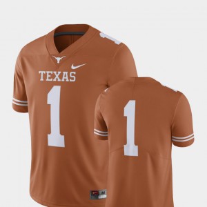 College Football Texas Orange Texas Jersey #1 Limited Men 598986-222