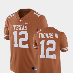 Player Mens Texas Orange #12 Alumni Football Game Earl Thomas Texas Jersey 900666-369
