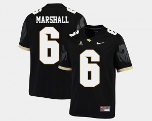 #6 College Football Brandon Marshall UCF Jersey Black American Athletic Conference Men 219138-876