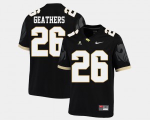 Black #26 Clayton Geathers UCF Jersey Mens College Football American Athletic Conference 570315-643