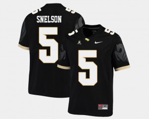 Men Dredrick Snelson UCF Jersey #5 College Football Black American Athletic Conference 976488-723