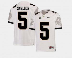 Dredrick Snelson UCF Jersey College Football For Men American Athletic Conference #5 White 987372-271