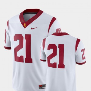 USC Jersey White 2018 Game For Men's College Football #21 914429-871