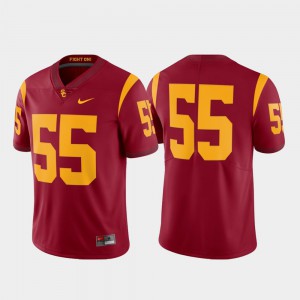 Limited Cardinal For Men College Football USC Jersey #55 539588-258
