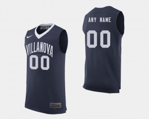 #00 Villanova Custom Jerseys For Men College Basketball Navy 566002-857