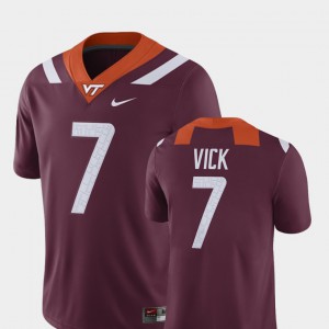 Michael Vick Virginia Tech Jersey Mens Alumni Football Game Player Maroon #7 431880-734