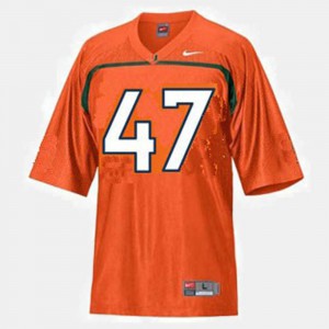Orange College Football Michael Irvin Miami Jersey #47 Mens 346161-593