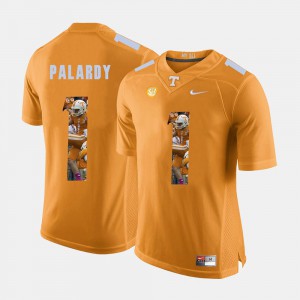 Pictorial Fashion Orange Michael Palardy UT Jersey For Men's #1 744416-225