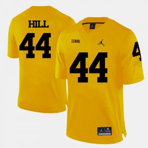 College Football For Men Delano Hill Michigan Jersey #44 Yellow 800333-844