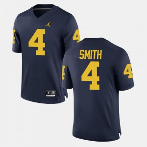 De'Veon Smith Michigan Jersey Alumni Football Game Navy #4 For Men's 887167-444