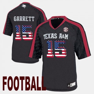 #15 US Flag Fashion Black Myles Garrett Texas A&M Jersey Men 797719-655