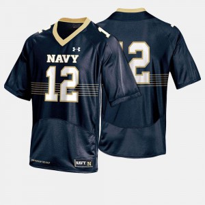 Navy Navy Jersey College Football Men's #12 715228-327