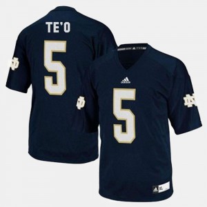 #5 Youth(Kids) Manti Te'o Notre Dame Jersey Blue College Football 776937-437