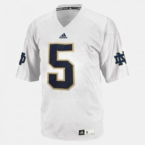 For Kids White #5 College Football Manti Te'o Notre Dame Jersey 669445-113