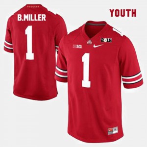 #1 Kids Red Braxton Miller OSU Jersey College Football 179433-263