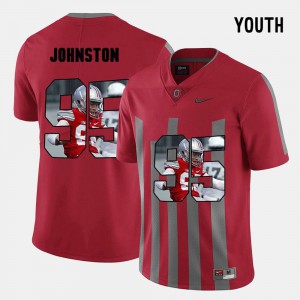 Cameron Johnston OSU Jersey Pictorial Fashion #95 Youth Red 633770-275