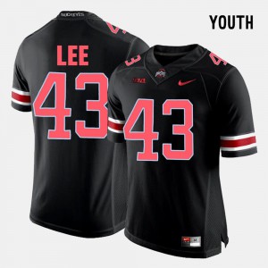 Darron Lee OSU Jersey Youth(Kids) Black College Football #43 754334-207
