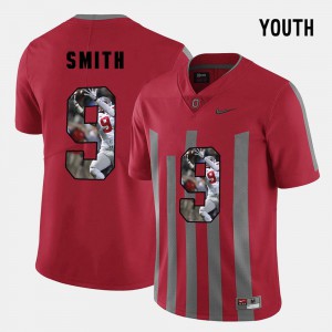 Devin Smith OSU Jersey #9 For Kids Pictorial Fashion Red 250415-997
