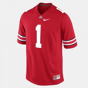 College Football #1 For Men Red Dontre Wilson OSU Jersey 104118-398