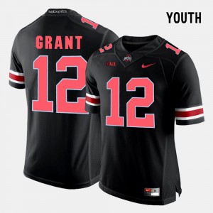 #12 Youth Black College Football Doran Grant OSU Jersey 260147-329