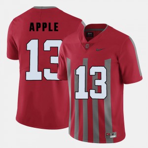 For Men Red Eli Apple OSU Jersey College Football #13 992076-977