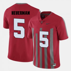 Jeff Heuerman OSU Jersey Men College Football Red #5 775067-629
