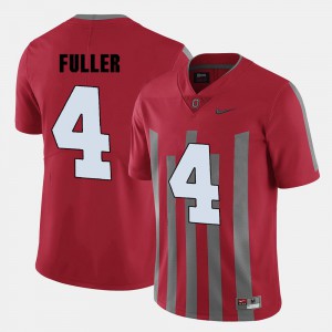 #4 Red Jordan Fuller OSU Jersey College Football Men 635661-237