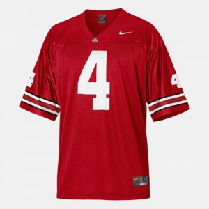 #4 Red College Football Kirk Herbstreit OSU Jersey Youth 574700-719