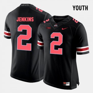 College Football Malcolm Jenkins OSU Jersey Black #2 Youth(Kids) 465315-911