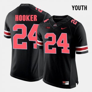 Malik Hooker OSU Jersey Kids Black #24 College Football 720029-571