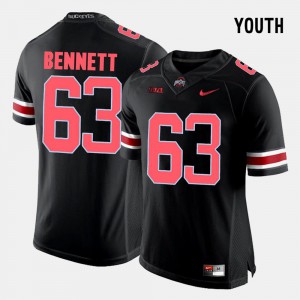 Michael Bennett OSU Jersey For Kids #63 Black College Football 510902-784