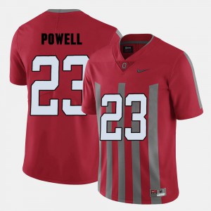 College Football Men's #23 Tyvis Powell OSU Jersey Red 554030-279